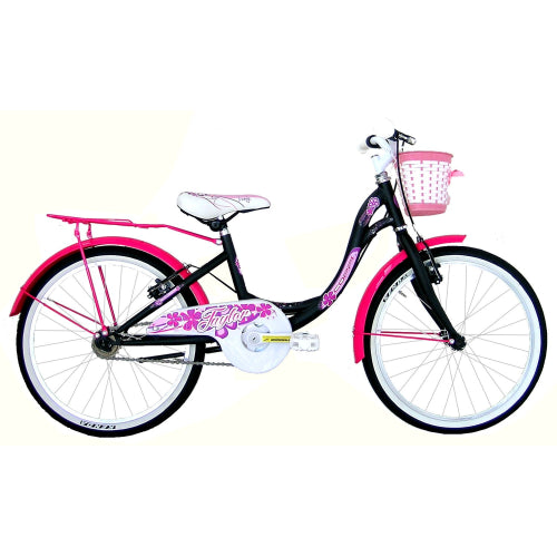 Bicicletta Bambina Coppi TAYLOR 20" 1 velocità Nero Fucsia