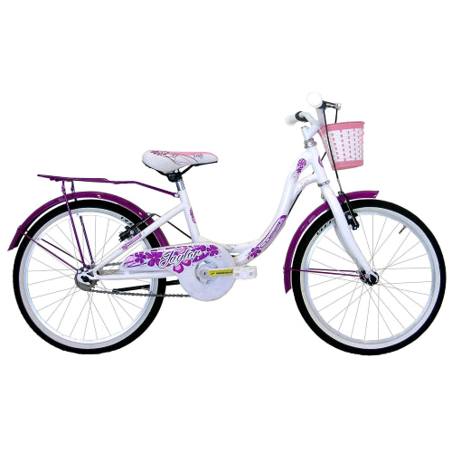 Bicicletta Bimba Taylor 20" Coppi 1 velocità Bianca