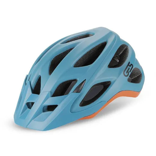 Casco TRAIL - L (58-62 cm), blu/arancione