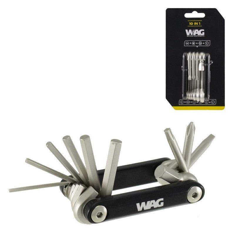 Chiave multitool Wag 10 funzioni nero
