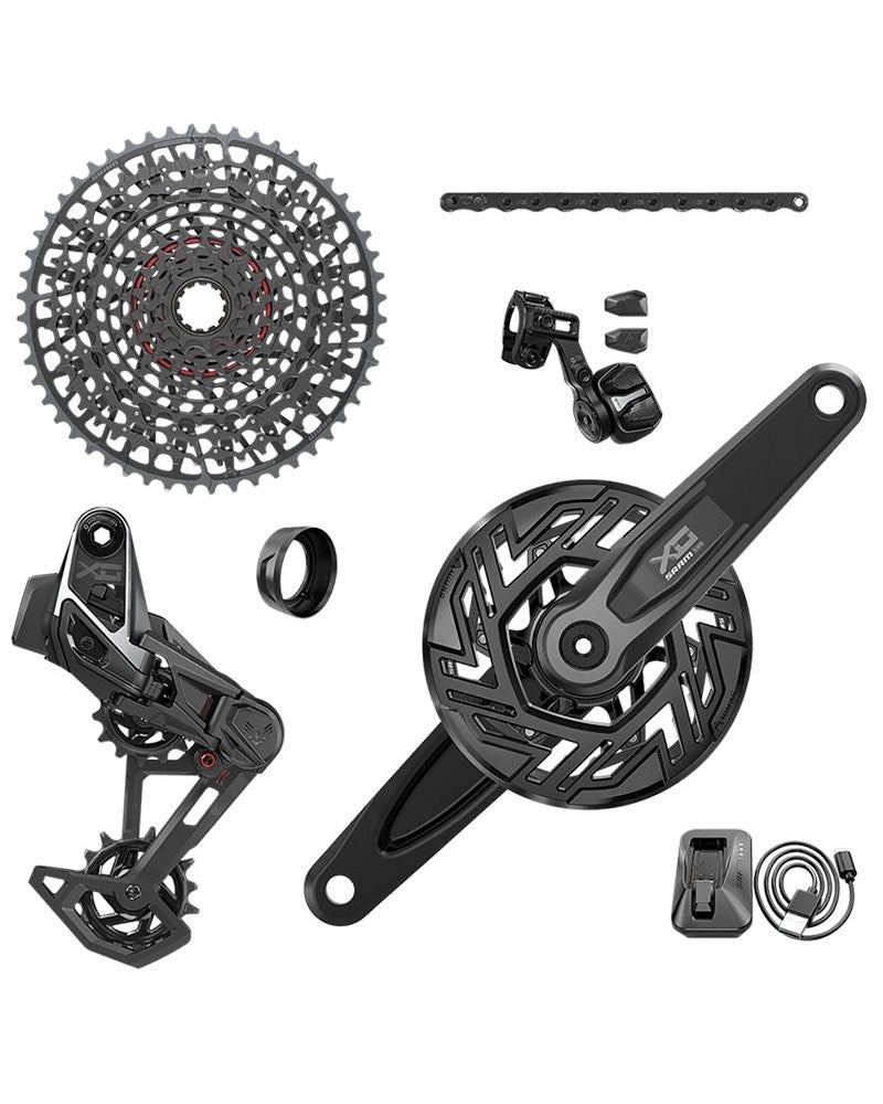 Gruppo completo SRAM X0 T-Type Eagle AXS ISIS 12v E-MTB Brose pedivella 160mm corona 36d