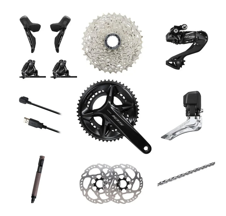 Gruppo Shimano 105 Di2 R7170 2x12 DISC