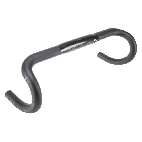 Manubrio da corsa Zero 1 RHM 380mm alluminio nero