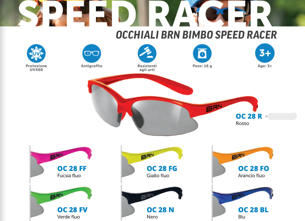 Occhiali da sole bimbi BRN Speed Racer