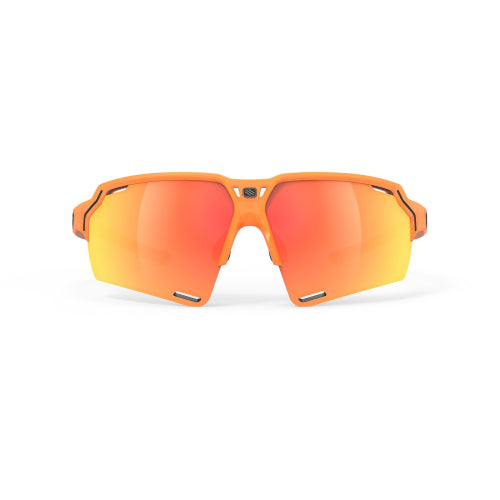 Occhiali Rudy Project Deltabeat Mandarin Matte - Lenti MLS orange
