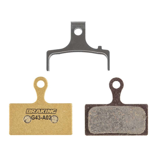 Pastiglie BRAKING Compatibili Shimano XTR / Deore XT / SLX / Alfine Metalliche/Carbonio