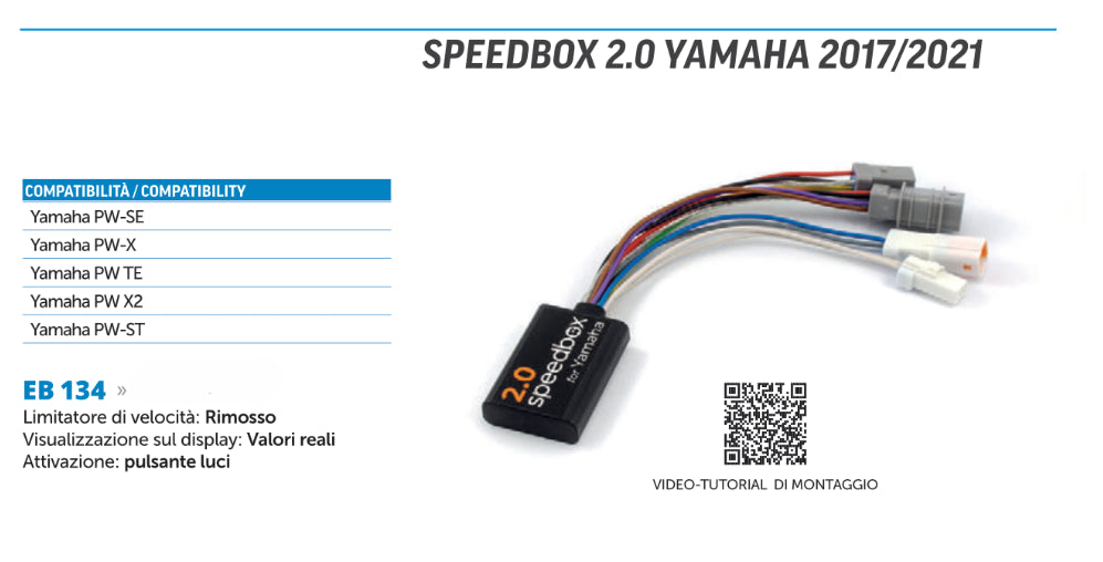 SpeedBox 2.0 compatibile con Yamaha 2017/2021