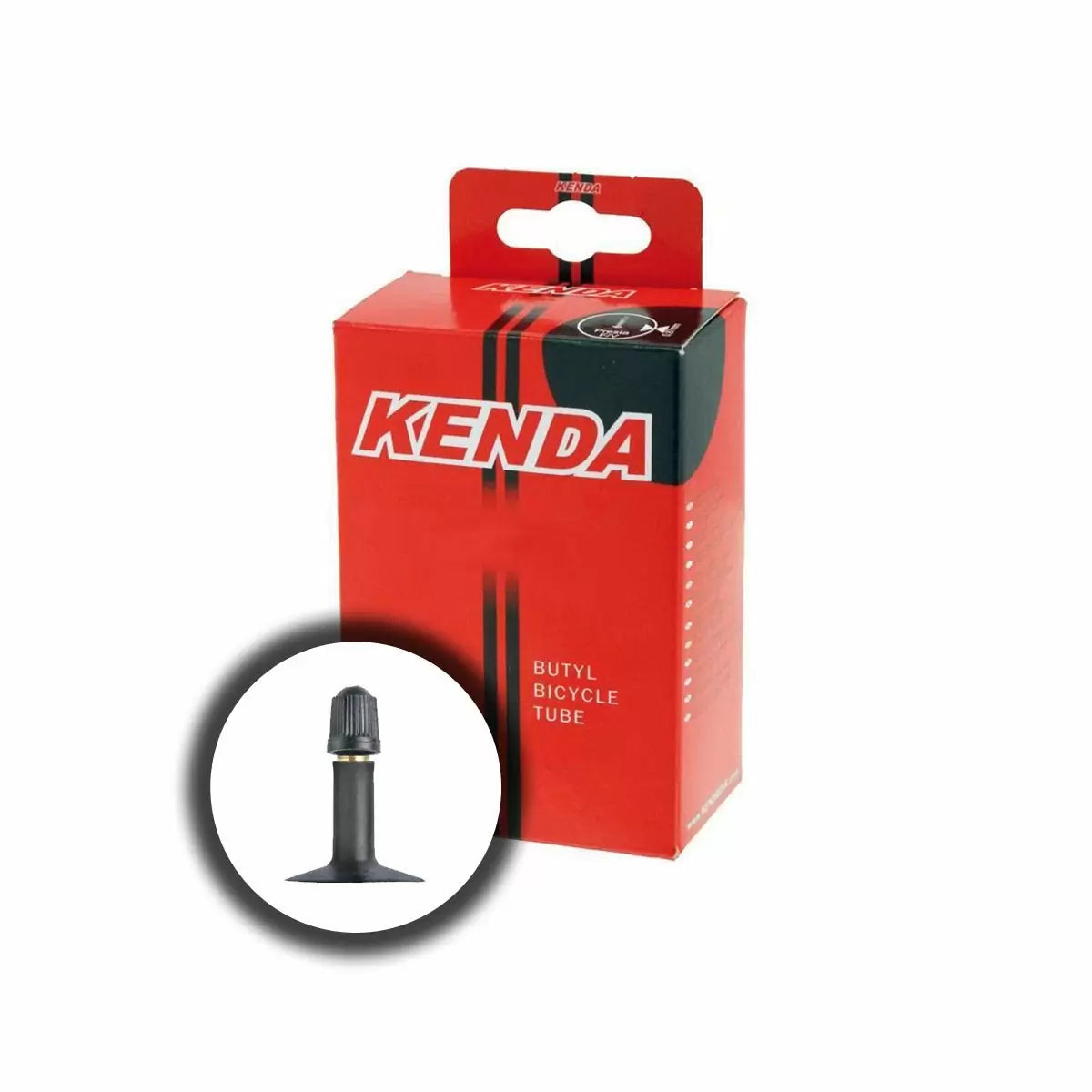 Camera d'aria KENDA 24x1-3/8 con valvola Schrader da 34 mm