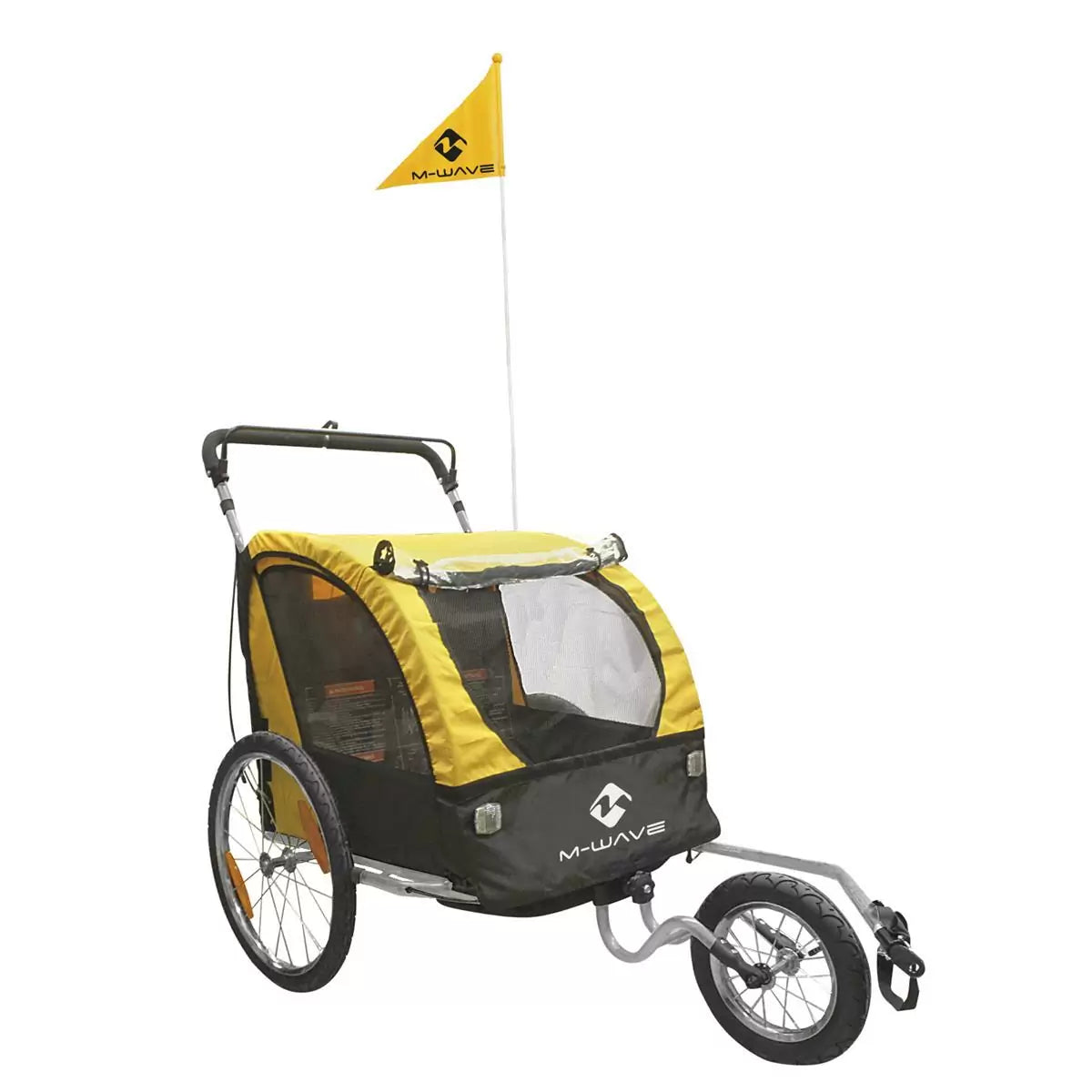 Rimorchio / Passeggino due posti 3 in 1 per bambini Stalwart Kid Easy 20'' Pieghevole #1    M-Wave  Rimorchio / Passeggino due posti 3 in 1 per bambini Stalwart Kid Easy 20'' Pieghevole