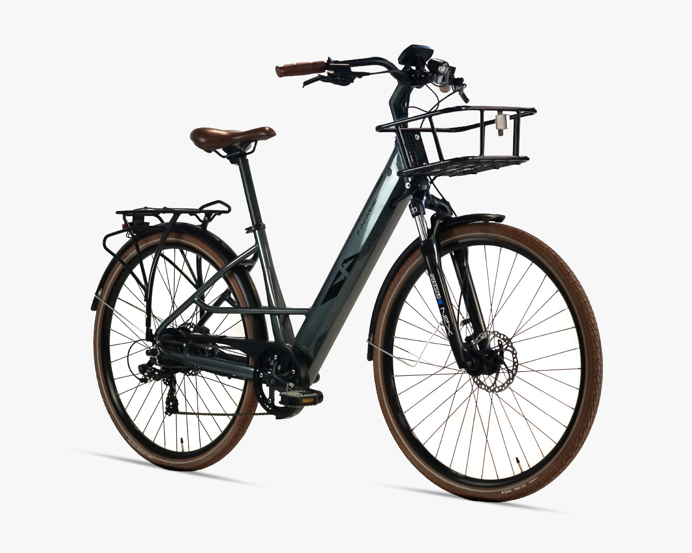 E-Bike city Libera 28" grigio 7v