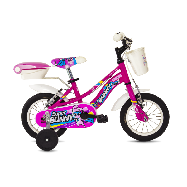 Bici bambina Myland Super Bunny 12" 1v fucsia