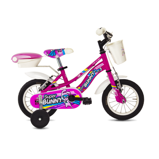 Bici bambina Myland Super Bunny 12" 1v fucsia