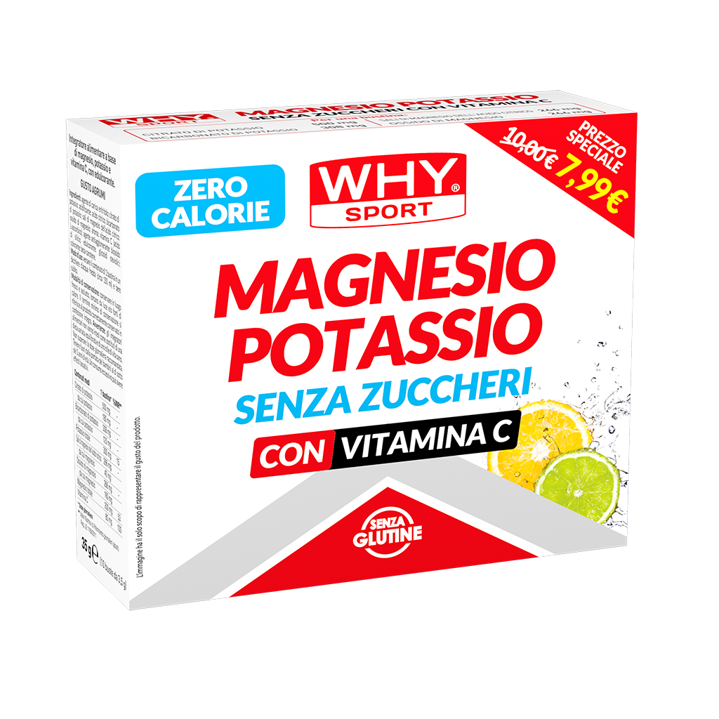 Magnesio Potassio senza zuccheri 20 bst Agrumi