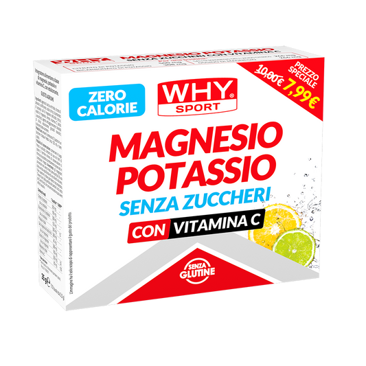 Magnesio Potassio senza zuccheri 20 bst Agrumi