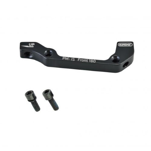 Adattatore Pinza Freno Elvedes PM-IS Posteriore 160mm + Anteriore 180mm Black