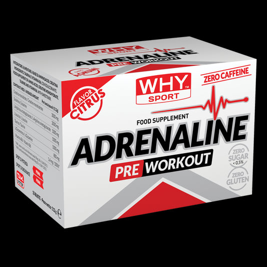 Adrenaline Pre-Workout integratore alimentare 10 buste - 112gr