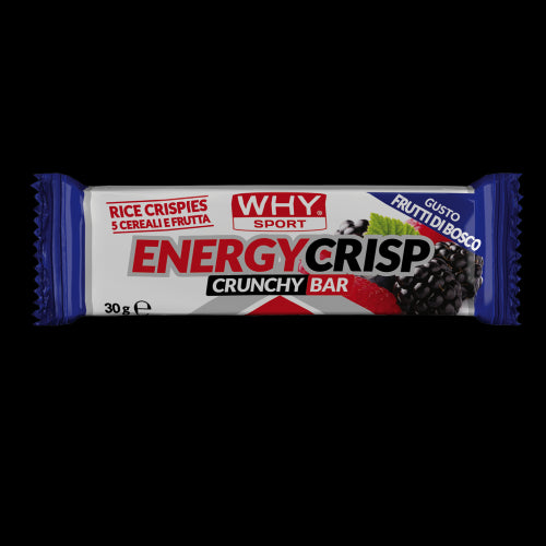Barretta Energetica Why Sport Energy Crisp 30g gusto Frutti di bosco
