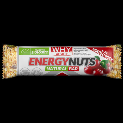 Barretta Energetica Why Sport Energy Nuts 35g gusto Mirtilli rossi