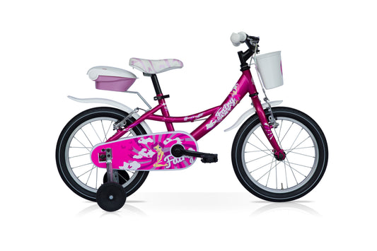 Bici bimba 16" Fairy 1v Fucsia