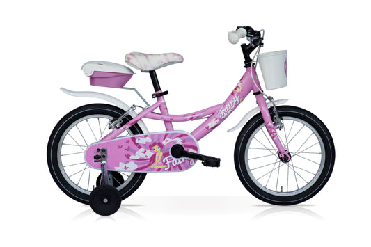 Bici bimba 16" Fairy 1v Rosa