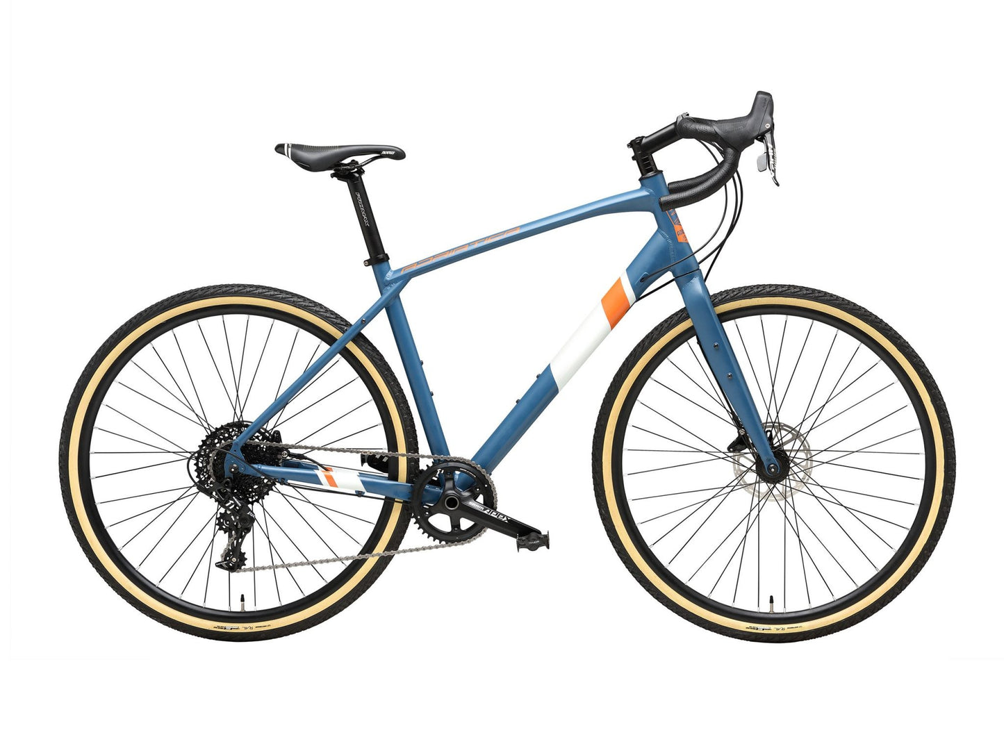 Bicicletta Gravel Adriatica Vanir X1 blu/arancio opaco tg.50