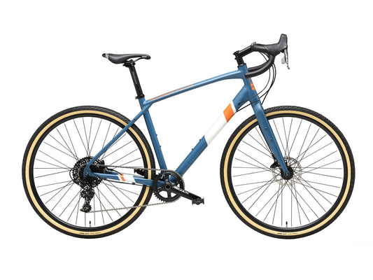 Bicicletta Gravel Adriatica Vanir X1 blu/arancio opaco tg.50