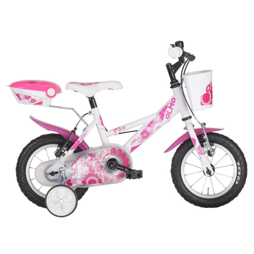 Bicicletta per Bambina Olmo Flor 12" Bianca