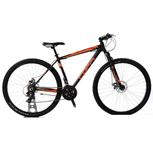 Bicicletta Uomo MTB COPPI HOPPER 29" 21 velocità nero arancio