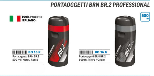 Borraccia portaoggetti BRN PR.2 box 500 ml nero/grigio