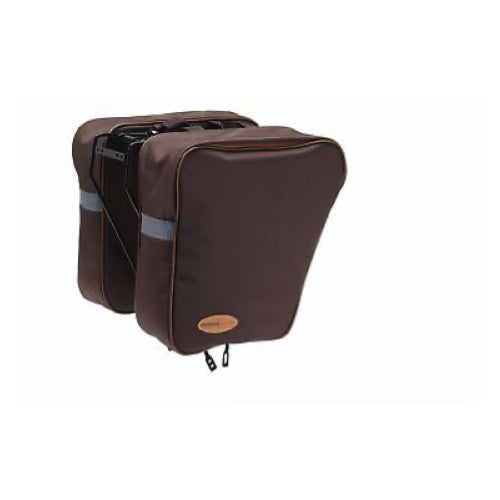 Borse laterali Bonin Bike con ganci marrone