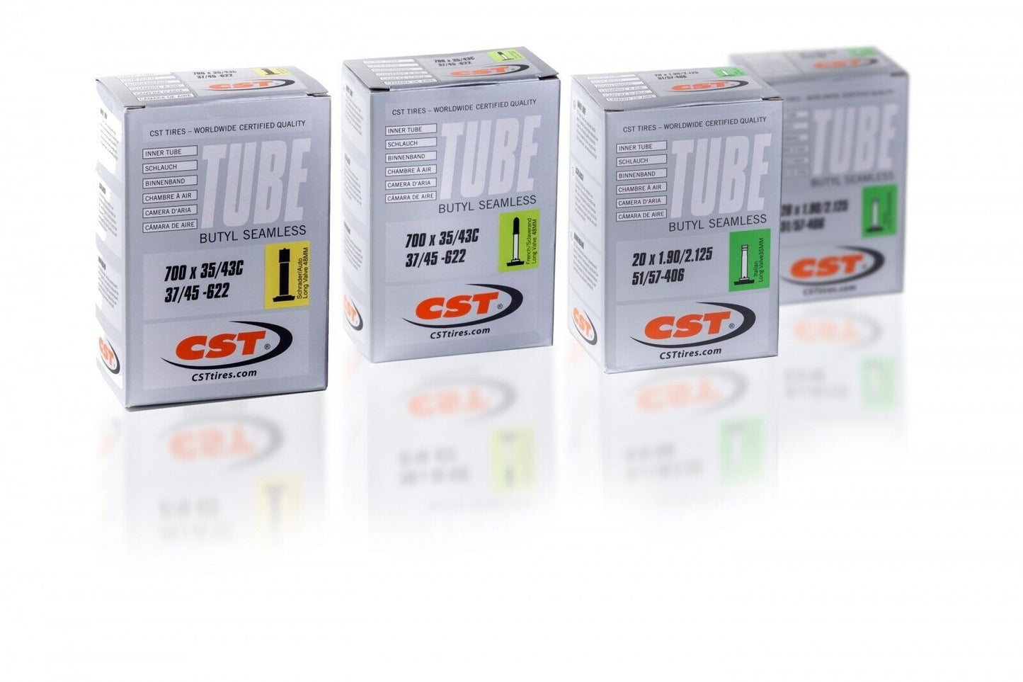 Camera CST 26 x 175 valvola francese (corsa) 48mm antiforatura