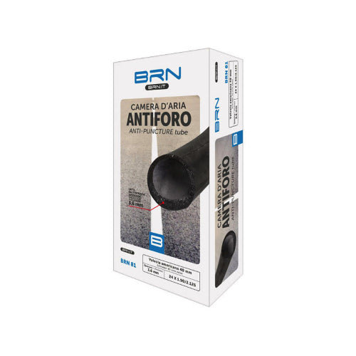 Camera d'aria BRN antiforo 26x1 3/8 valvola americana 40mm