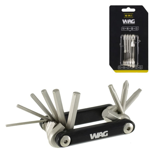 Chiave multitool Wag 10 funzioni nero
