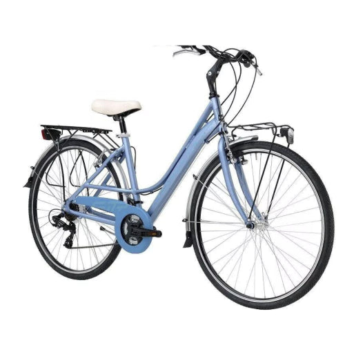 City Bike Adriatica Sity 3 28" donna h45 18v azzurro