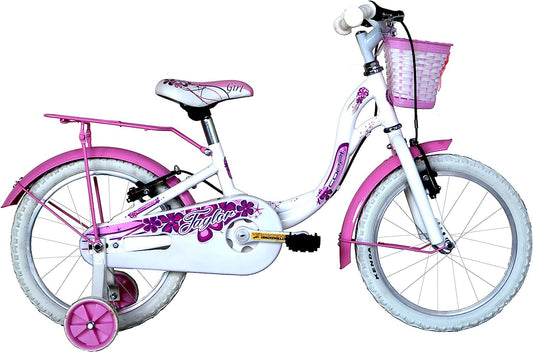 City Bike bimba Coppi 16" 1v bianca/rosa