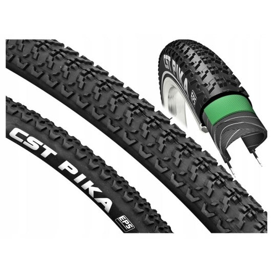 Copertura CST Gravel Pika 700x38 60 tpi Nero rigido