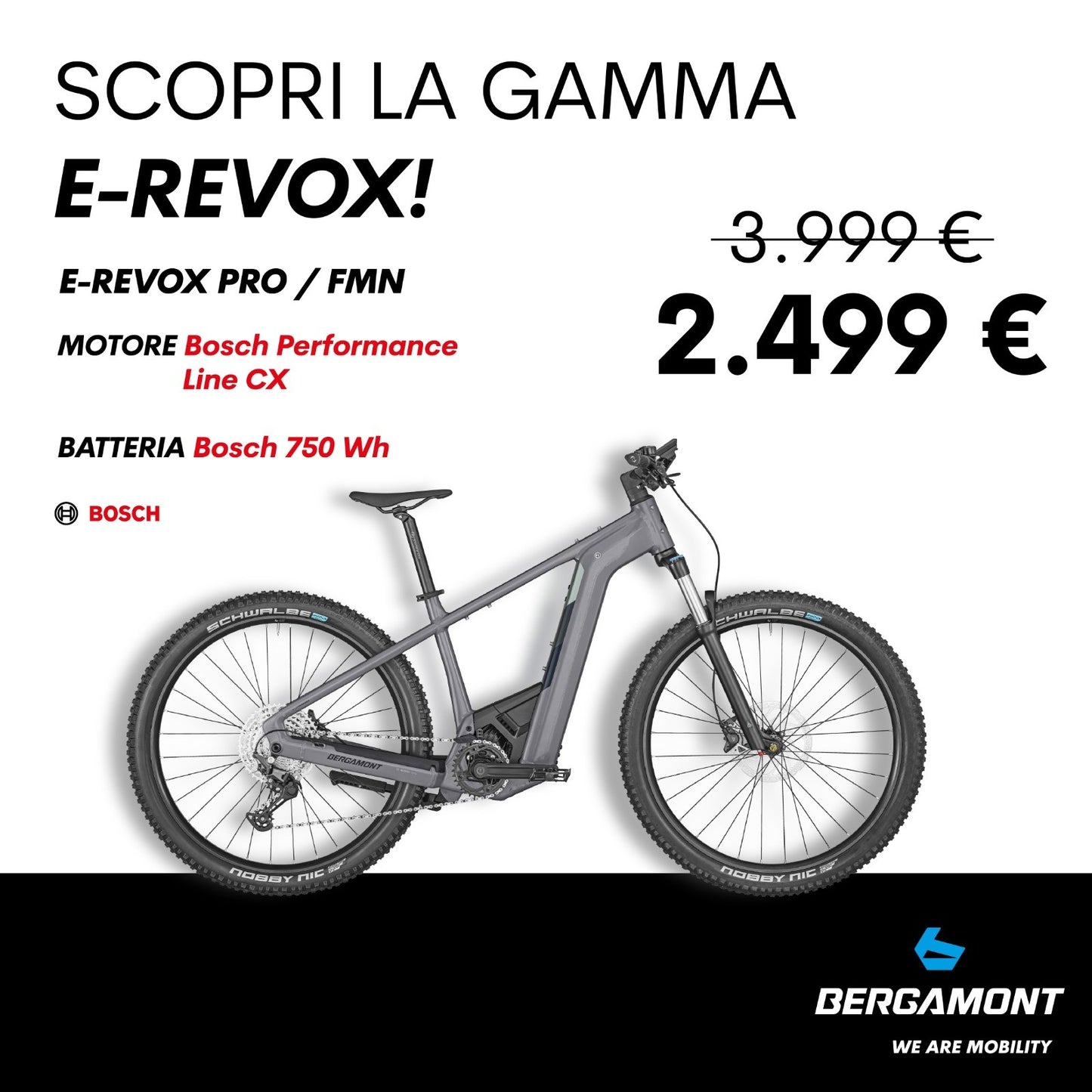 E-MTB Bergamont E-Revox Pro 29" 1x11