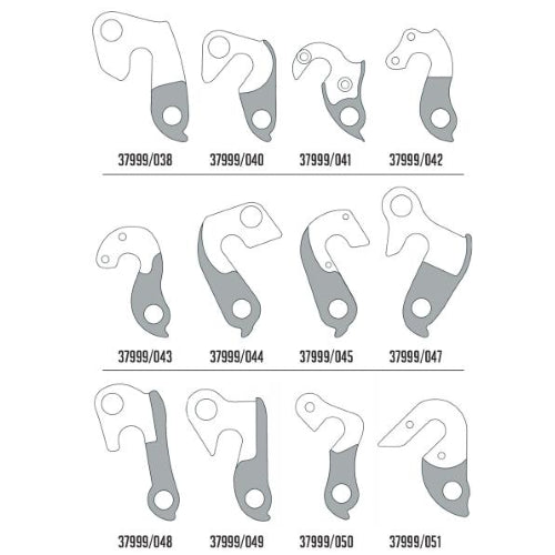 Forcellino cambio in alluminio pressofuso modello 048