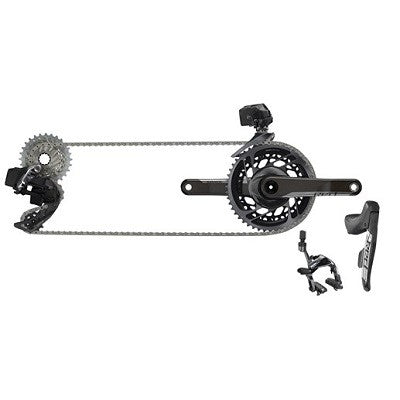 Gruppo completo SRAM RED E-TAP AXS RIM PMETER 2X12