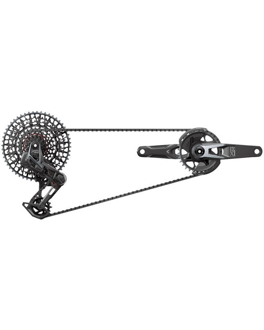 Gruppo completo Sram X0 T-Type Eagle AXS 12v DUB MTB Wide 175mm