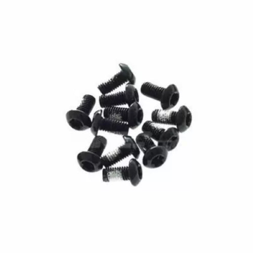 Kit 6 bulloni disco freno M5 x 12 mm in acciaio nero