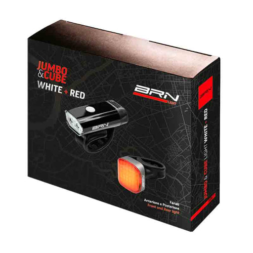 Kit fanali BRN anteriore JUMBO e posteriore CUBE Led