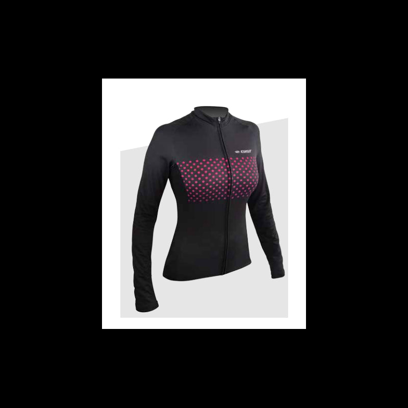 Maglia donna M/L Pois nero