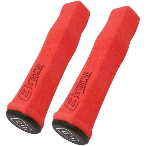 Manopole B-Race in spugna light rosse 127mm