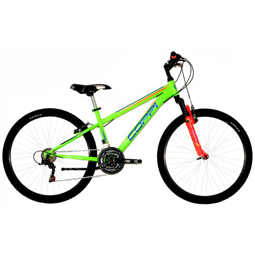 Mountain Bike Coppi JAUNTY 26" 18v giallo fluo h38