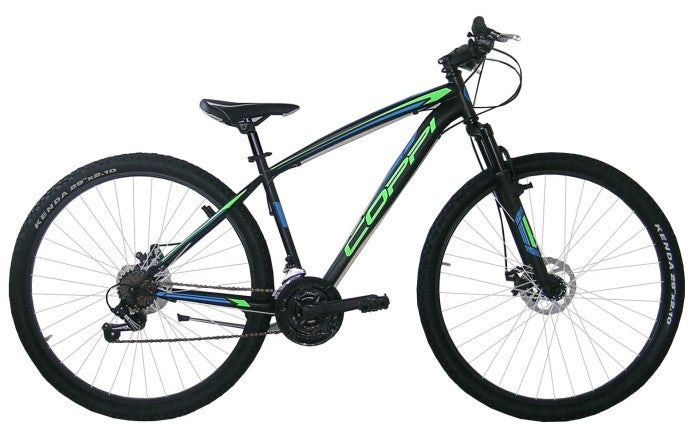 Mountain Bike Coppi Reaction 29" 21s black/green h48