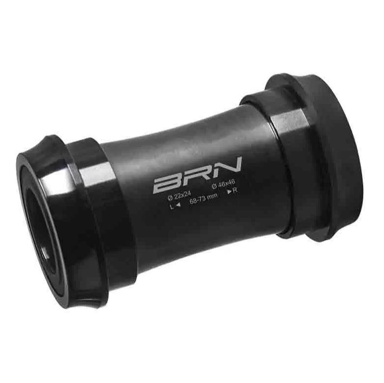 Movimento centrale alluminio BRN Press Fit CNC 68/73mm 22x24 46mm su cuscinetti