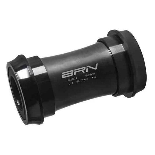 Movimento centrale alluminio BRN Press Fit CNC 68/73mm 22x24 46mm su cuscinetti