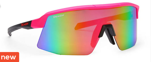 Occhiali da sole DEMON Roubaix Matt Pink lente specchiata