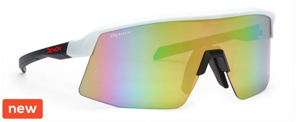 Occhiali da sole DEMON Roubaix Matt White Black